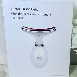 LED Red Light Therapy and EMS 3-in-1 Beauty Device for Face and Neck